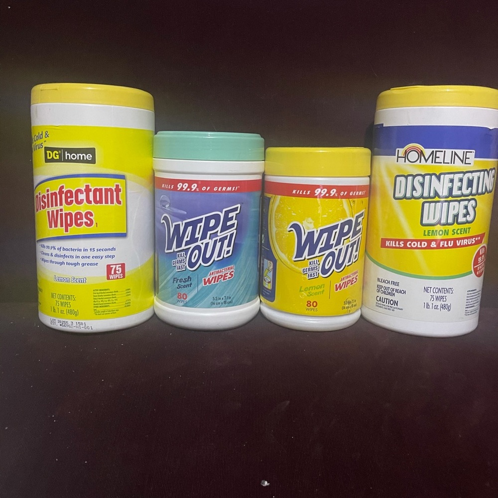 Assorted Disinfectant Wipes